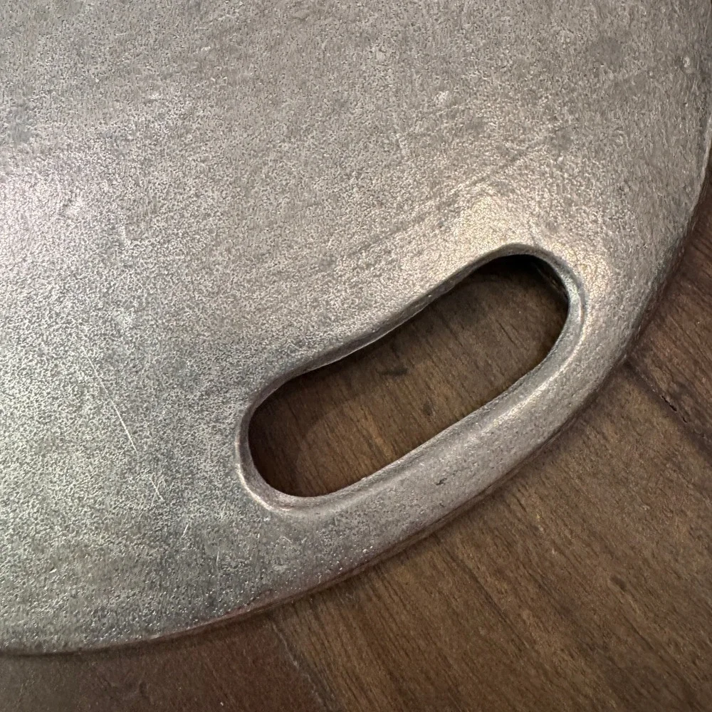 Wilton Armetale Serving Tray Matte Silver Square Platter Handles RWP Logo Grill